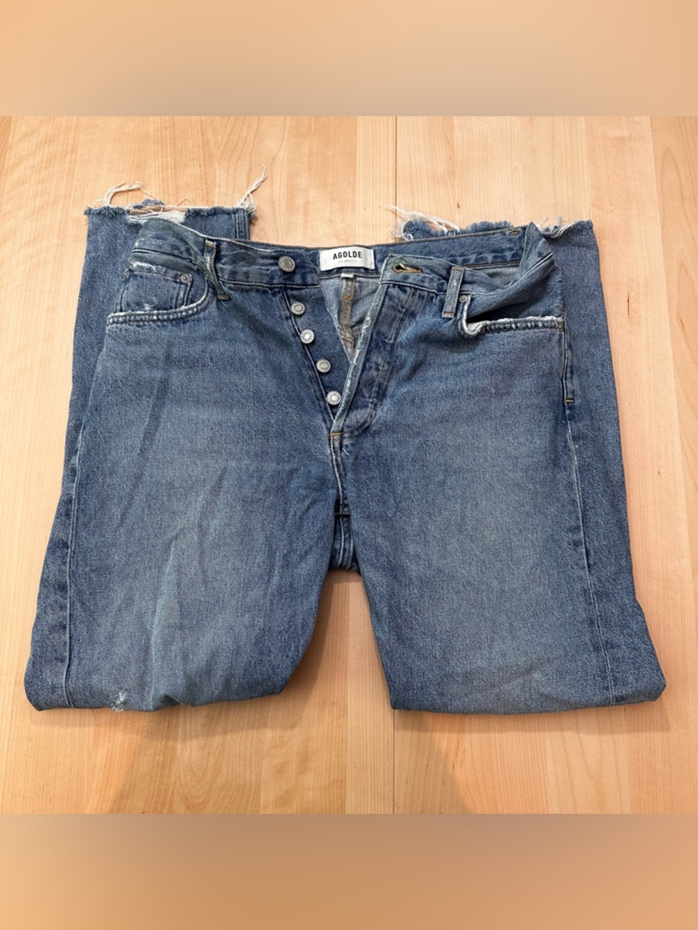 Agolde Jamie Distressed Jeans 28